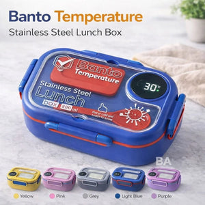 Banto Temperature Lunch Box – Stainless Steel Smart Insulated Food Container