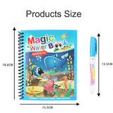 Reusable Water Drawing Book with Magic Pen for Children