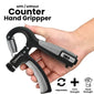 Adjustable Hand Grip Strengthener , 5-60KG Resistance, Compact Portable Grip Trainer for Muscle Fitness