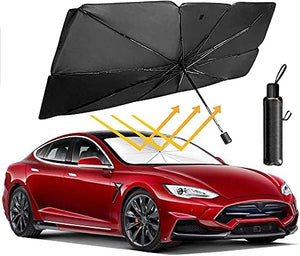 Car Sun Shade Protector Umbrella Style - Auto Front Screen Sunshade Covers Car Sun Protector
