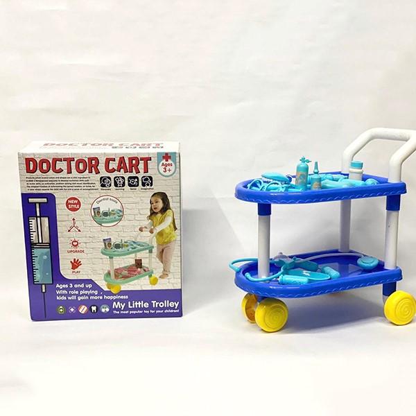 My Little Doctor Trolley Set for Kids with Stethoscope & Medical Tools