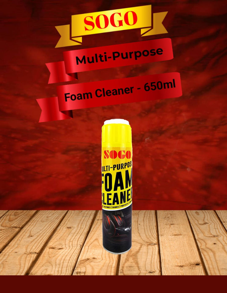 SOGO MULTI-PURPOSE FOAM CLEANER - Deep Cleaning Spray for Car & Home