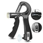 Adjustable Hand Grip Strengthener , 5-60KG Resistance, Compact Portable Grip Trainer for Muscle Fitness