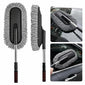 Car Duster Exterior Scratch Free Microfiber Car Cleaning Brush, Extendable Handle Pollen and Dust Brush for Truck, SUV, Vehicles and Home Cleaning