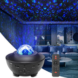 LED Galaxy Starry Sky Projector Night Light with Bluetooth Speaker