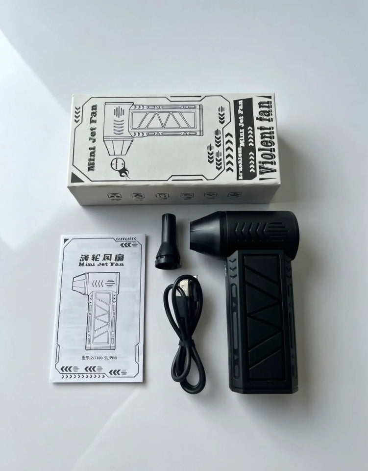 High Speed Mini Turbo Blower | Rechargeable Cordless Air Duster