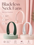 Portable Bladeless Neck Fan - Rechargeable USB Cooling Fan for Outdoor Sports, Home, Office, and Travel Hands-free Cooling