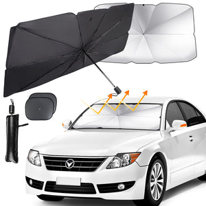 Car Sun Shade Protector Umbrella Style - Auto Front Screen Sunshade Covers Car Sun Protector