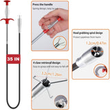 Stainless Steel Sink & Toilet Un-blocker Flexible Tool