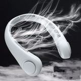 Portable Bladeless Neck Fan - Rechargeable USB Cooling Fan for Outdoor Sports, Home, Office, and Travel Hands-free Cooling
