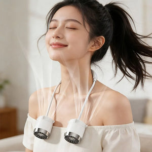Bladeless Portable Neck Fan | Hands-Free USB-C Rechargeable Wearable Cooling Fan (800mAh)