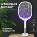 Intelligent Dual-Mode USB Rechargeable Mosquito & Fly Killer Racket
