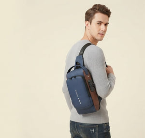 Premium Anti-Theft Crossbody Shoulder Backpack - Waterproof