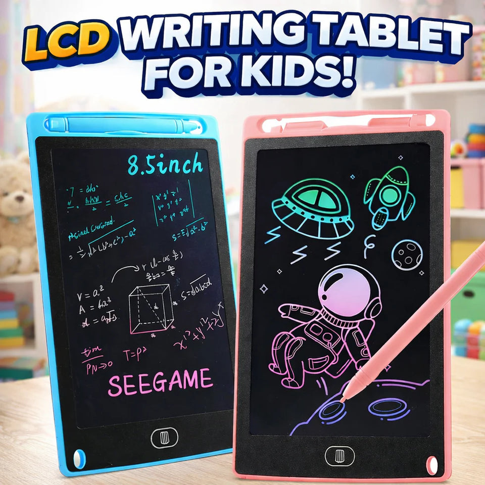 LCD Multicolor Screen Writing Tablet Erasable Writing Board