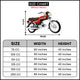 Motorcycle Top Cover for CD 70 & 125 - Bike's Body (Rain & Dust) Protection Cover