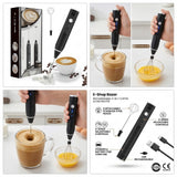Rechargeable Coffee & Egg Beater – Portable Electric Handheld Milk Frother