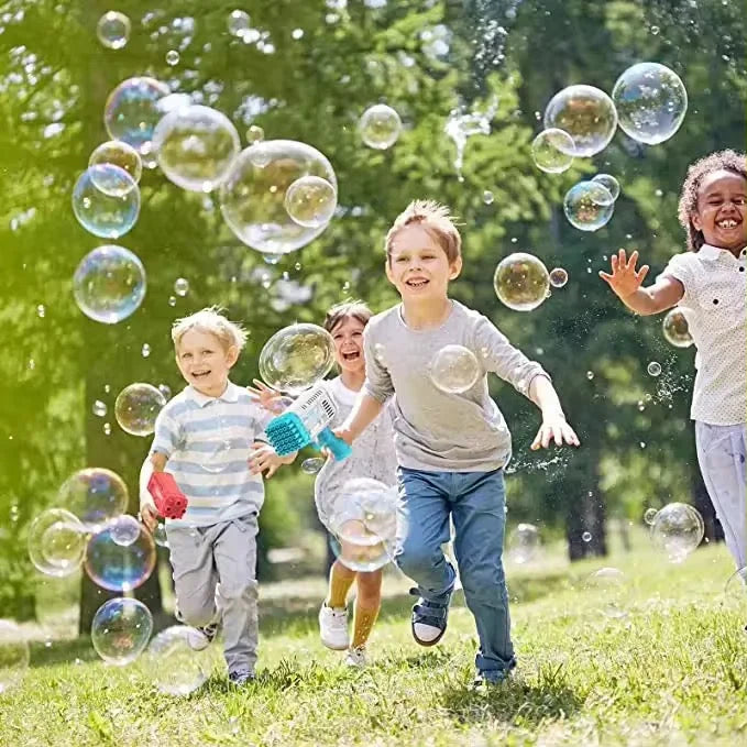 Bubble Gun Bazooka for Kids Colorful 36-Hole Bulbulay Maker