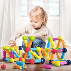 Magnetic STEM Construction Set – 25 Pieces Educational Building Toys