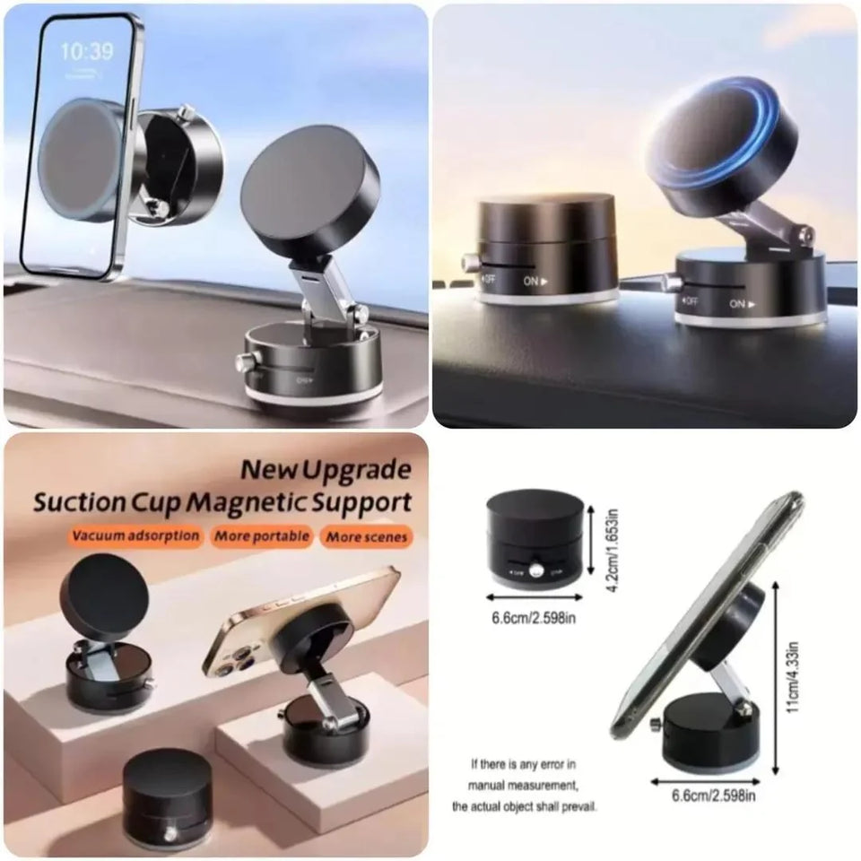 Premium Universal Magnetic Suction Cup Phone Holder Stand