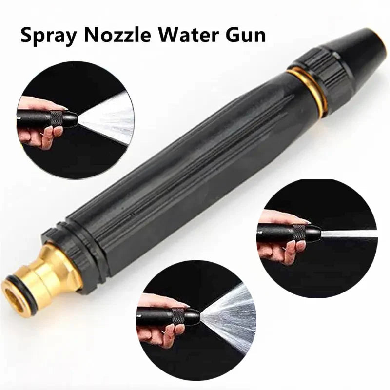 High-Pressure Water Spray Nozzle Gun – Adjustable Jet & Shower Sprayer