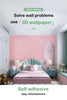 Self Adhesive 3D Wallpaper (Pack of 5) Peel And Stick Wall Panel Living Room Brick Stickers Bedroom Kids Room Brick Paper Home Decor