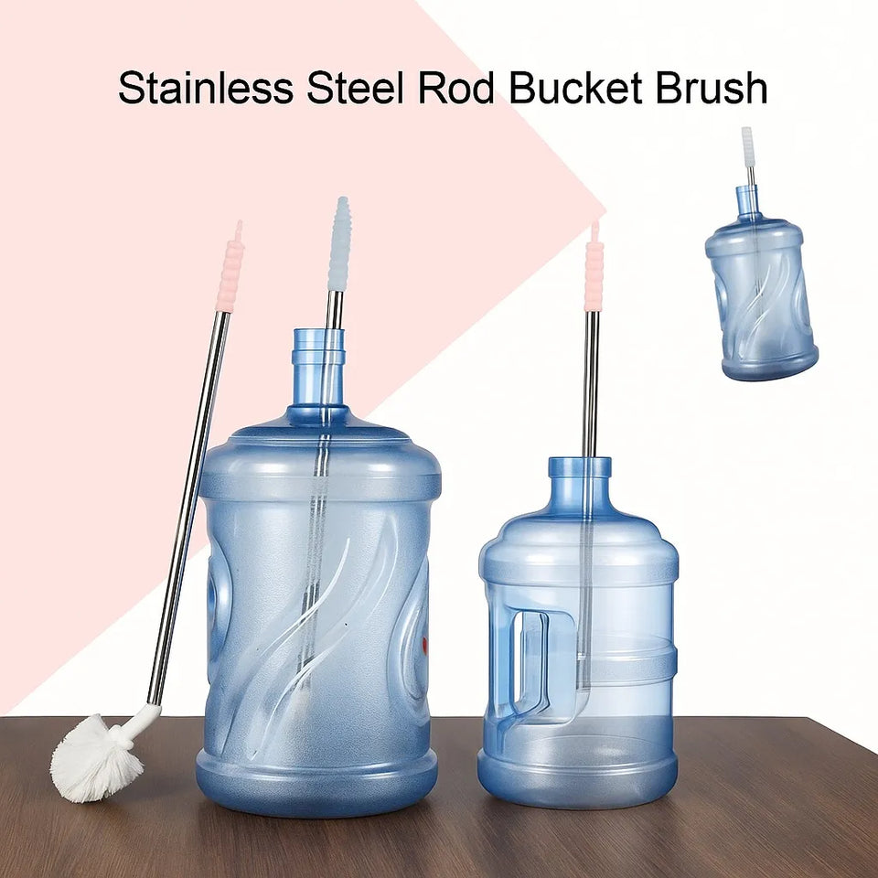 Water Bottle (19L) Washing Brush - Stainless Steel Rod