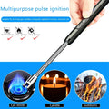 Kitchen USB Electric Arc Lighter Rechargeable Windproof BBQ Flameless Plasma Candle Long Lighters Hose Gas Stove Ignition Gun