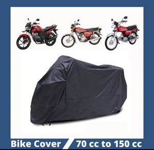 Motorcycle Top Cover for CD 70 & 125 - Bike's Body (Rain & Dust) Protection Cover