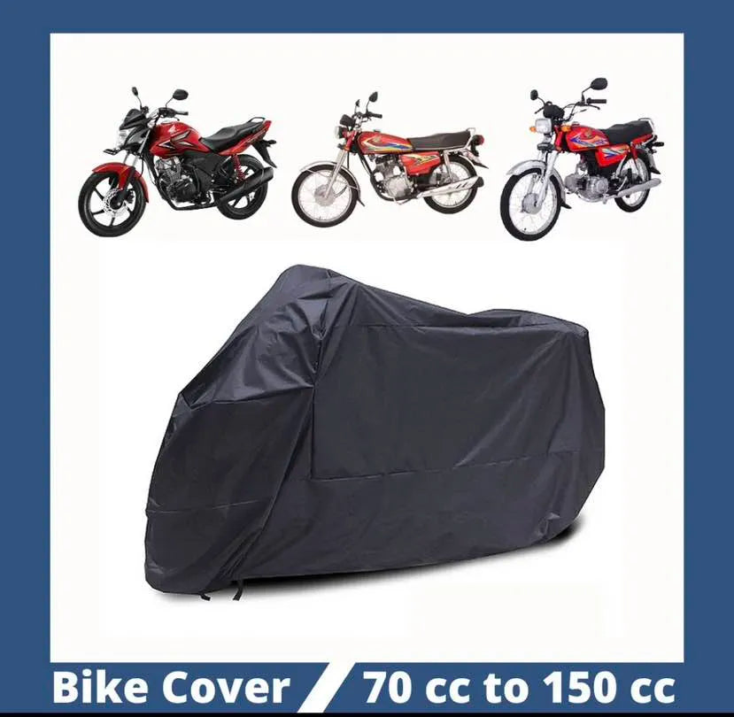Motorcycle Top Cover for CD 70 & 125 - Bike's Body (Rain & Dust) Protection Cover