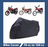 Motorcycle Top Cover for CD 70 & 125 - Bike's Body (Rain & Dust) Protection Cover