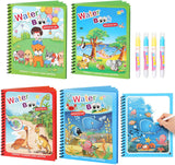 Reusable Water Drawing Book with Magic Pen for Children