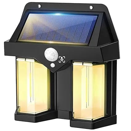 Outdoor Solar Wall Lamp with Motion Sensor & Human Body Induction