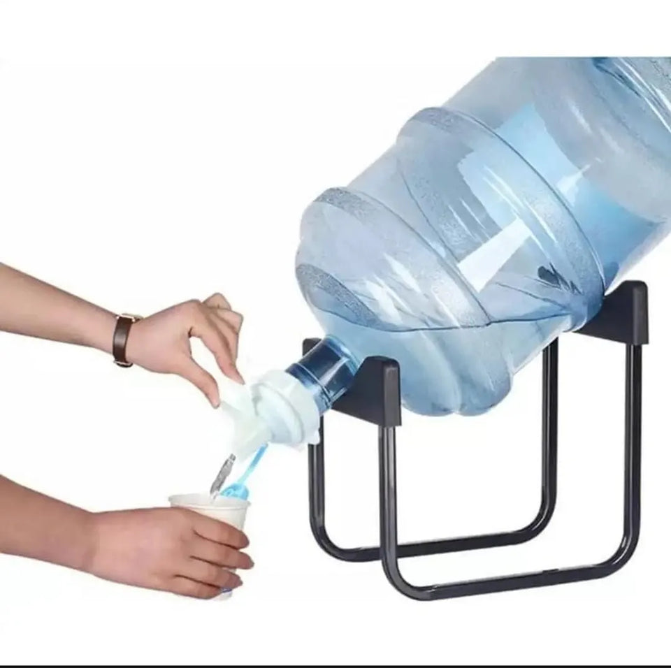 Premium Water Bottle Metal Stand With Tap