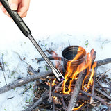 Kitchen USB Electric Arc Lighter Rechargeable Windproof BBQ Flameless Plasma Candle Long Lighters Hose Gas Stove Ignition Gun