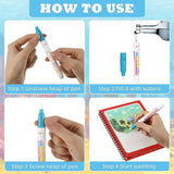 Magic Water Drawing Book for Kids – Reusable Mess-Free Coloring Book with Magic Pen