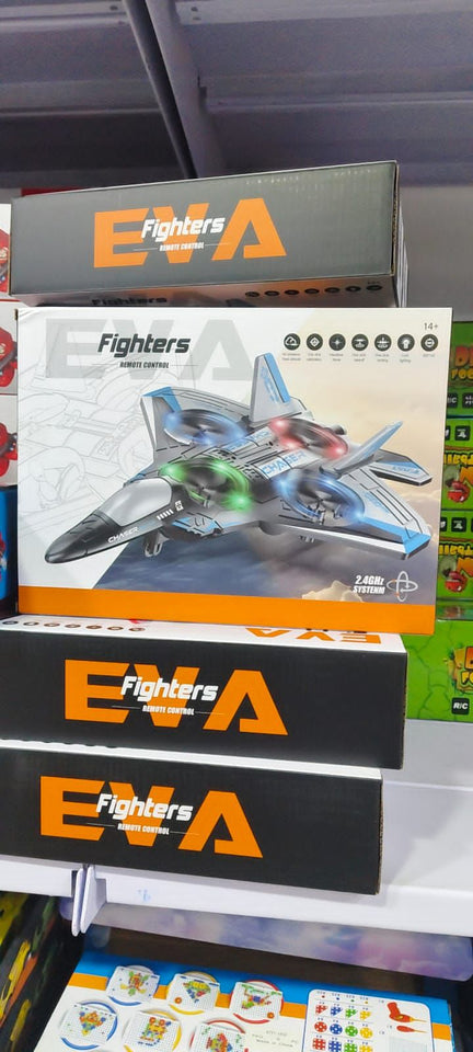 Fighter Jet Remote Control Airplane Toy for Kids I RC Fighter Jet Plane with Lights & Long Range1360 Flip Stunt Roll & Rechargeable Remote Control Aircraft