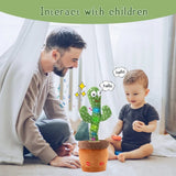 Cute Dancing & Talking Cactus Toy – Singing, Recording & Dancing Plush for Kids