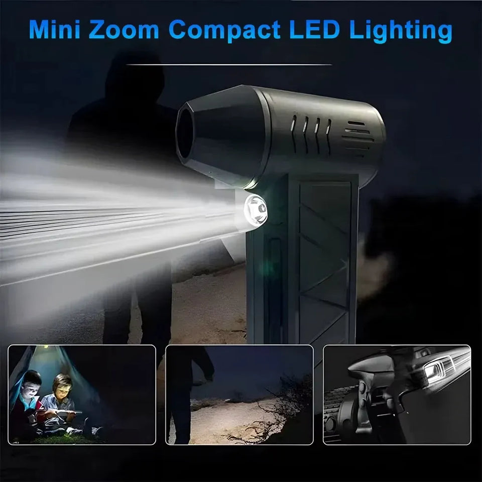 High Speed Mini Turbo Blower | Rechargeable Cordless Air Duster