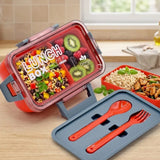 Kendy Lunch Box for School Kids with Spoon and Fork 850ML