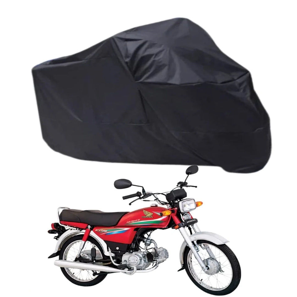 Motorcycle Top Cover for CD 70 & 125 - Bike's Body (Rain & Dust) Protection Cover
