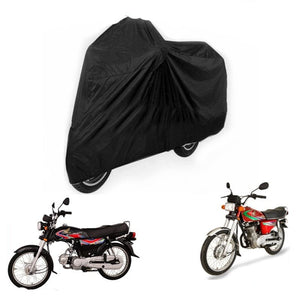 Motorcycle Top Cover for CD 70 & 125 - Bike's Body (Rain & Dust) Protection Cover