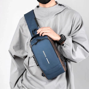 Premium Anti-Theft Crossbody Shoulder Backpack - Waterproof