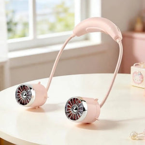 Bladeless Portable Neck Fan | Hands-Free USB-C Rechargeable Wearable Cooling Fan (800mAh)