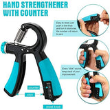 Adjustable Hand Grip Strengthener , 5-60KG Resistance, Compact Portable Grip Trainer for Muscle Fitness
