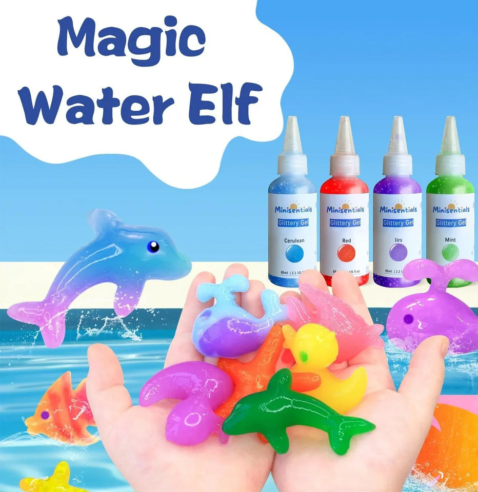 Magical Waterscape Magic Water Play Set Kit – DIY Water Elf Gel Toy Set for Kids