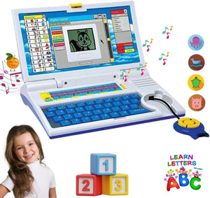 Kids Educational English Learner Laptop with 20 Learning Activities
