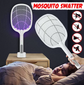 Intelligent Dual-Mode USB Rechargeable Mosquito & Fly Killer Racket