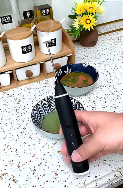 Rechargeable Coffee & Egg Beater – Portable Electric Handheld Milk Frother