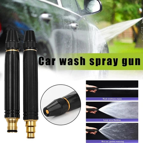 High-Pressure Water Spray Nozzle Gun – Adjustable Jet & Shower Sprayer