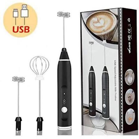 Rechargeable Coffee & Egg Beater – Portable Electric Handheld Milk Frother